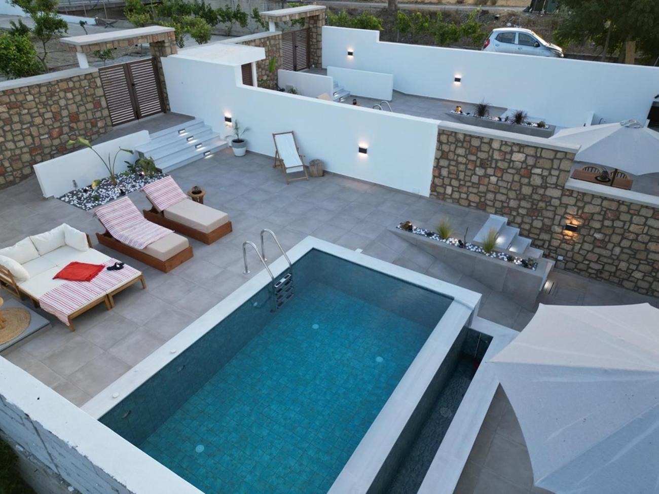 Valantina'S & Mannouel Lardos Luxury Villas Exterior foto